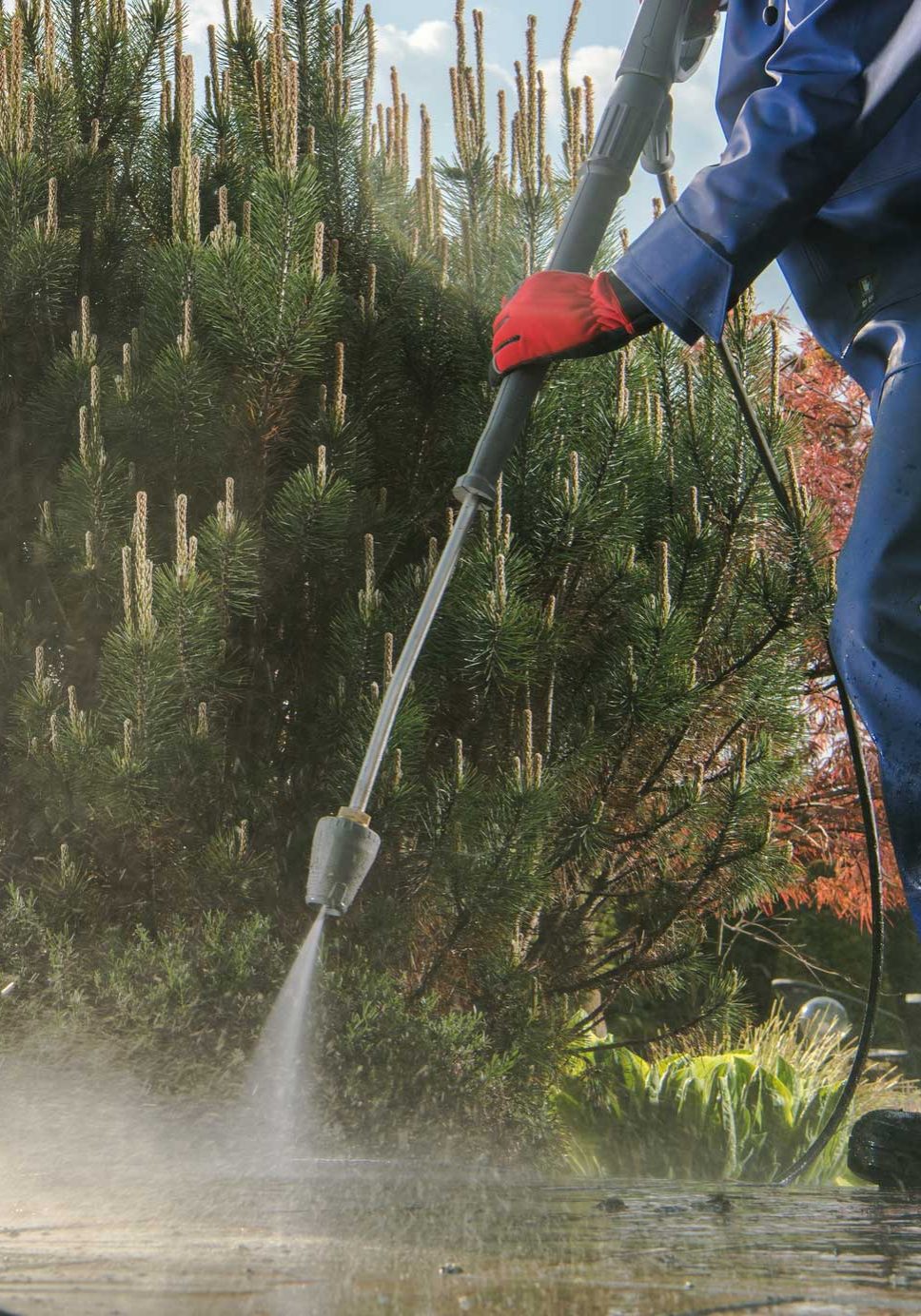 Pressure washing